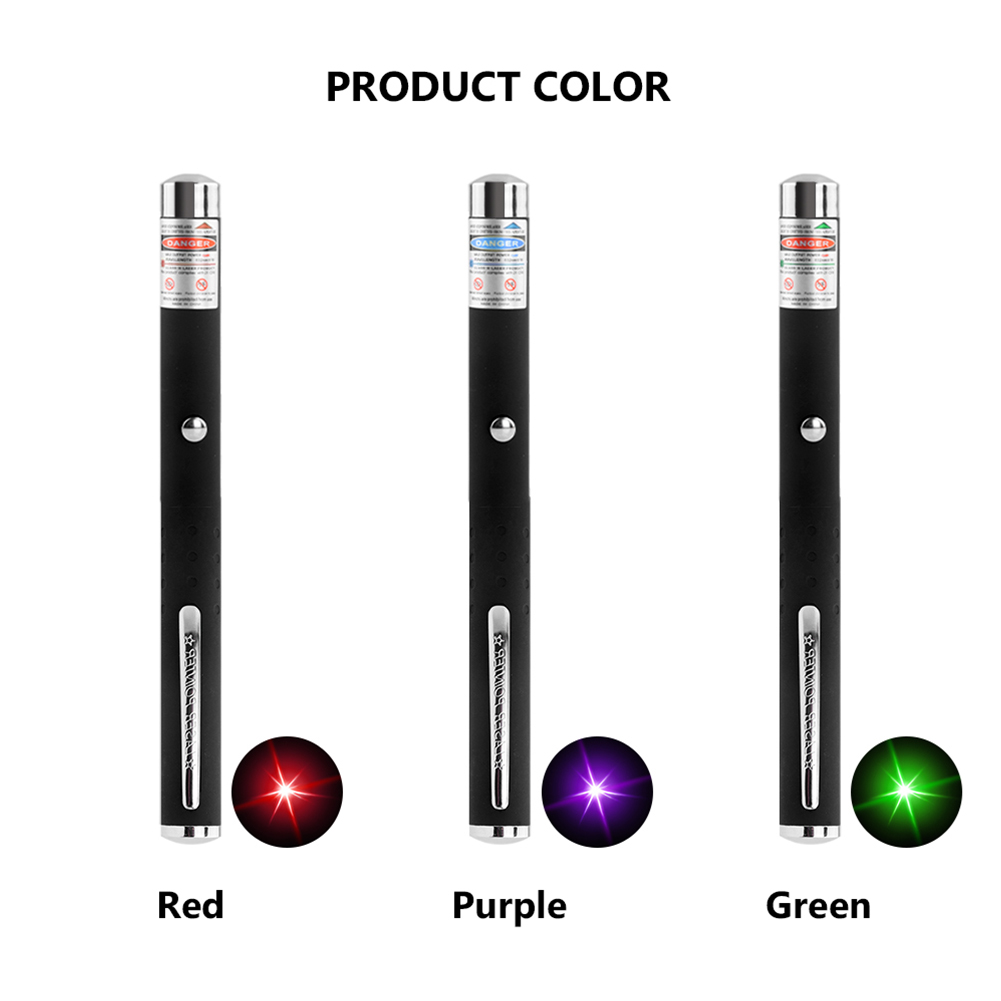 3 Pack Laser Pointer, Green, Blue, Red Light beam