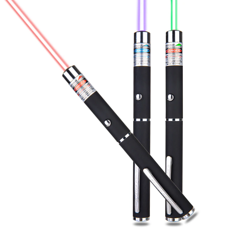 3 Pack Laser Pointer, Green, Blue, Red Light beam
