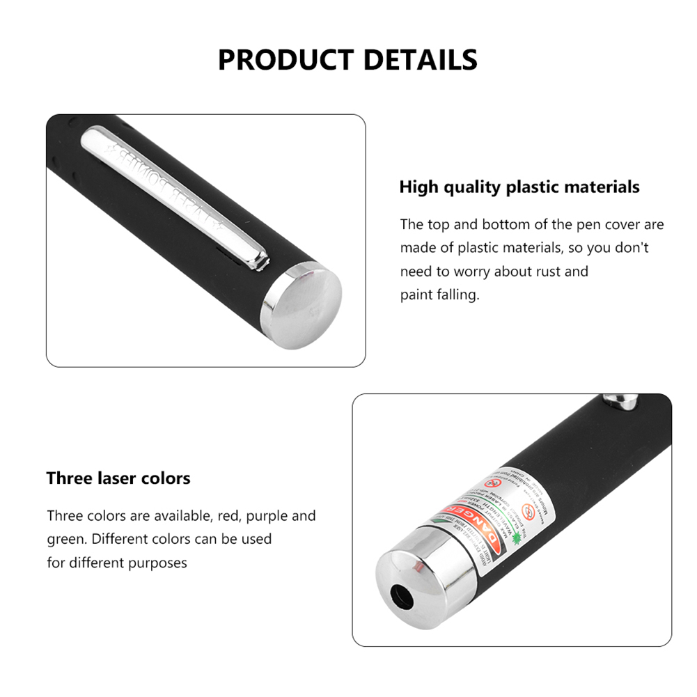 3 Pack Laser Pointer, Green, Blue, Red Light beam