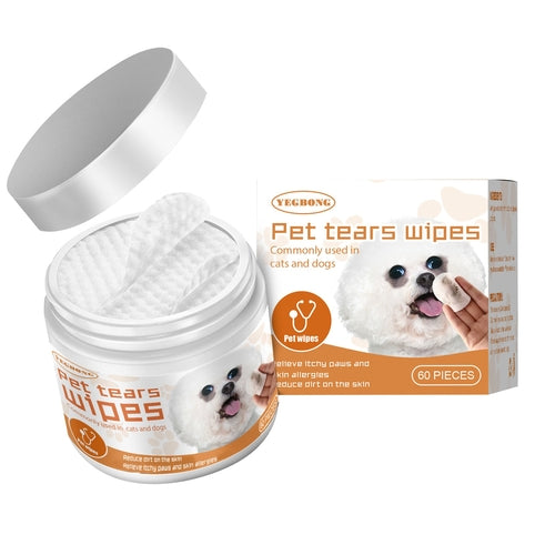 Pet Wipes, Dogs And Cat Stains Cleaning Wipes