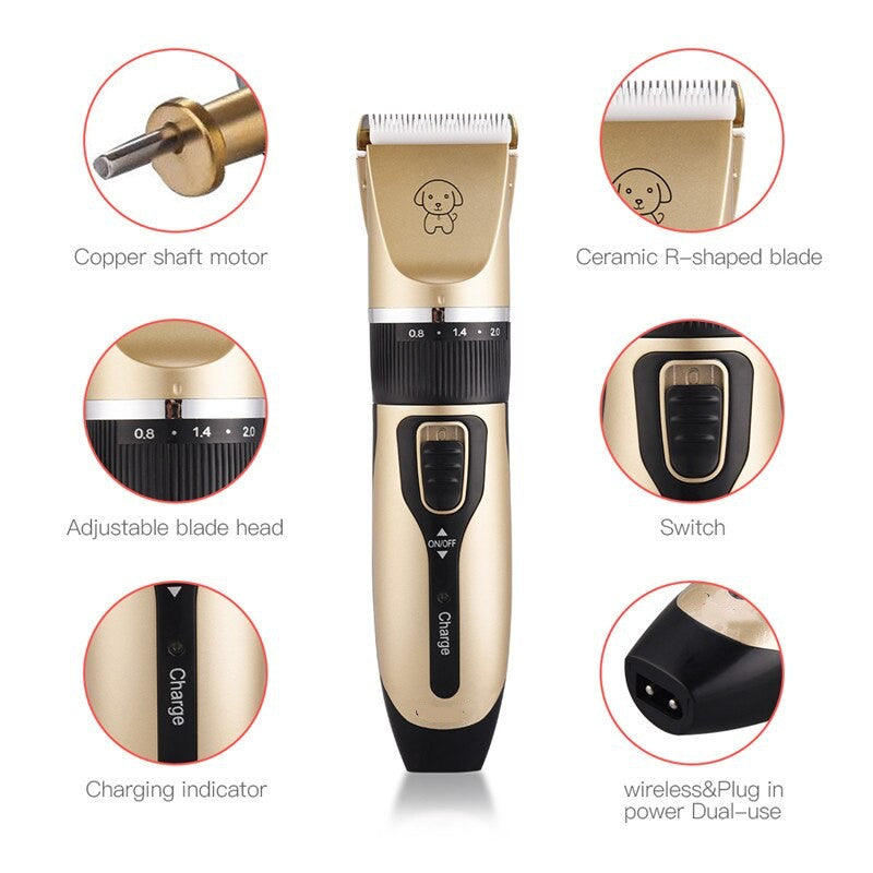 Pet Hair Trimmer, Animal Grooming Clippers