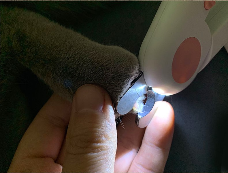 LED Cat Nail Clipper Trimmer
