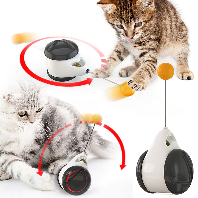 tumbler balanced wheel swinging cat toy