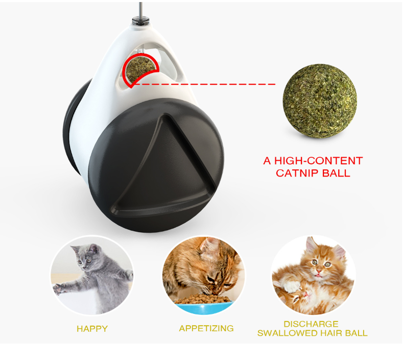 tumbler balanced wheel swinging cat toy