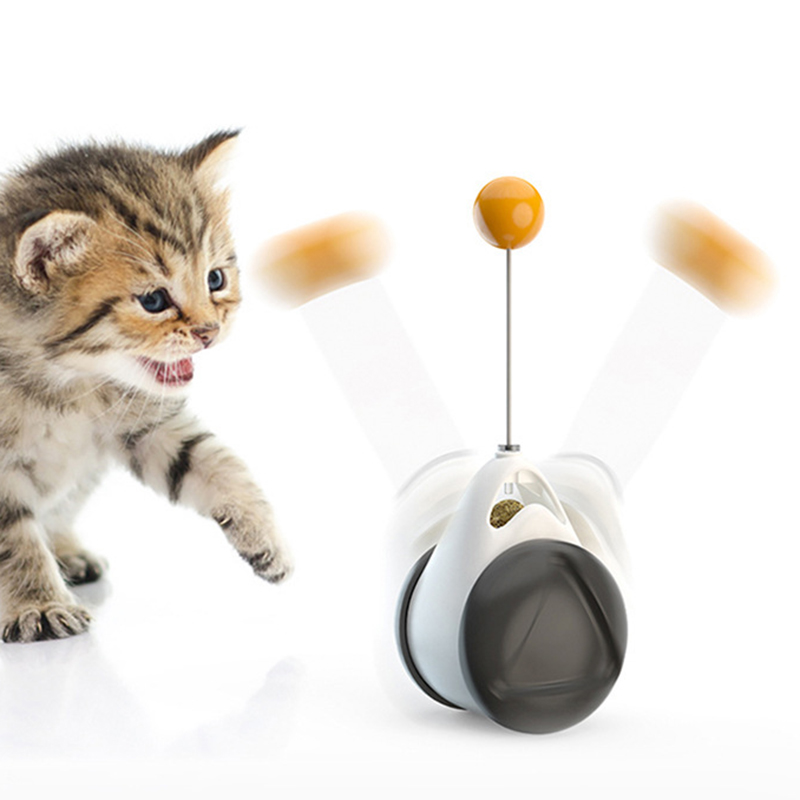 tumbler balanced wheel swinging cat toy